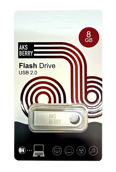 USB-накопитель Aksberry F2 Metal USB 2.0 8gb