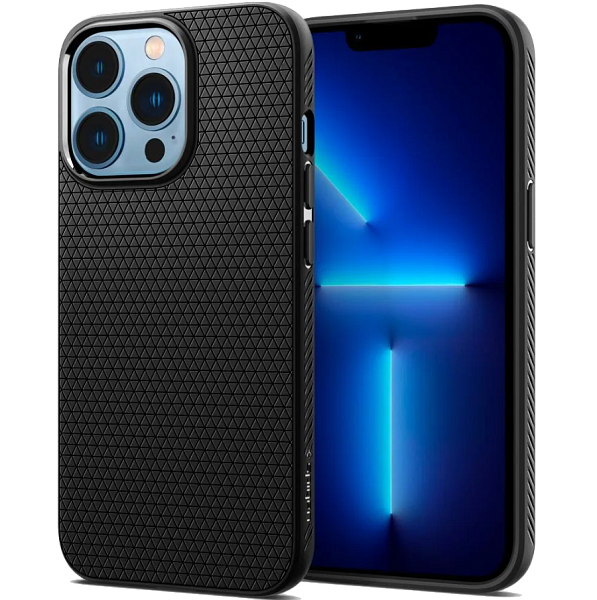 Чехол для iPhone 13 Pro Spigen Liquid Air Matte Black