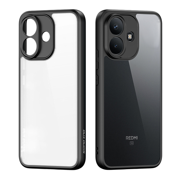 Чехол усиленный для Xiaomi Redmi Note 17 Pro 5G, Dux Ducis, серия Aimo Series Case, с черными рамкам