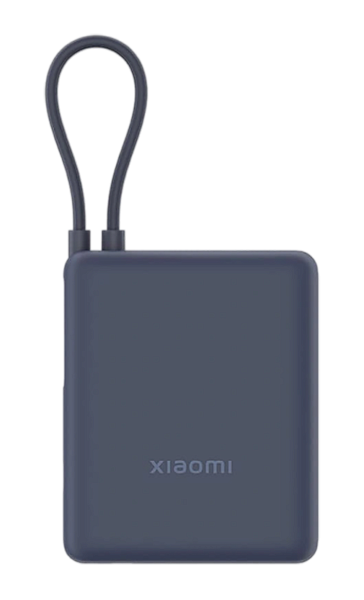 Внешний аккумулятор Xiaomi Mi 10000 33W встроенный кабель USB-C (PB1033MI) синий