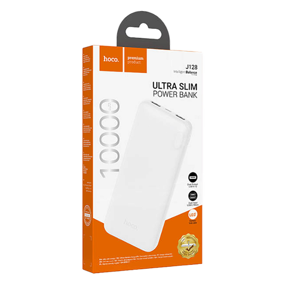 Внешний аккумулятор Hoco J128 10000mAh белый
