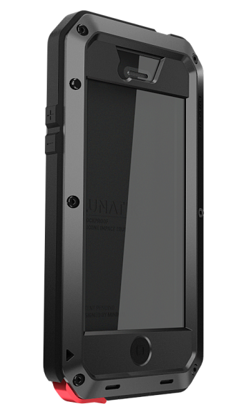 Чехол для iPhone 5/5SLunaTik TakTik Extreme black/Red