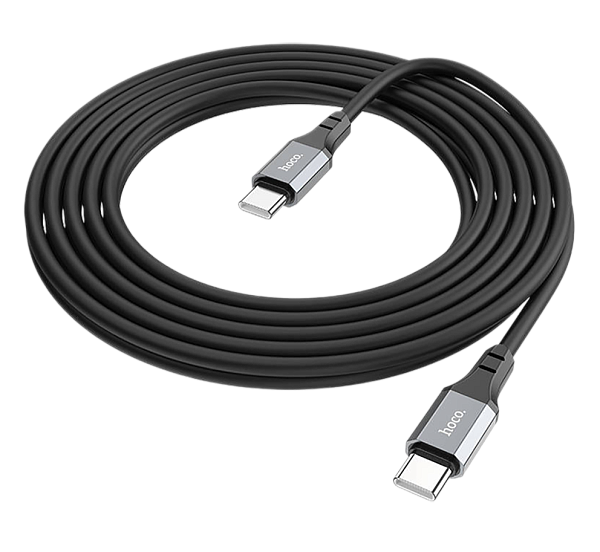 Кабель HOCO X92 Honest Type-C to Type-C 3А, PD60W, 3м, силикон Black