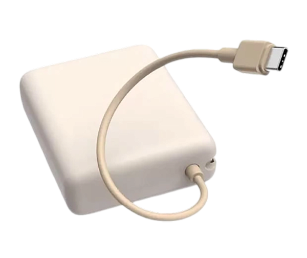 Внешний аккумулятор Xiaomi Mi 10000 33W встроенный кабель USB-C (PB1033MI) бежевый
