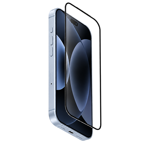 Стекло защитное для Apple iPhone 17 Pro/18 Pro, KEEPHONE EASY FIT CLEAR (3D), автоустановка