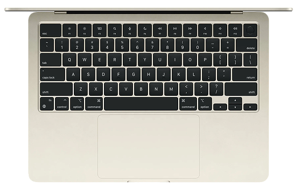 Ноутбук Apple MacBook Air 15 M3 (2024) MXD33 16/512GB Starlight русская гравировка