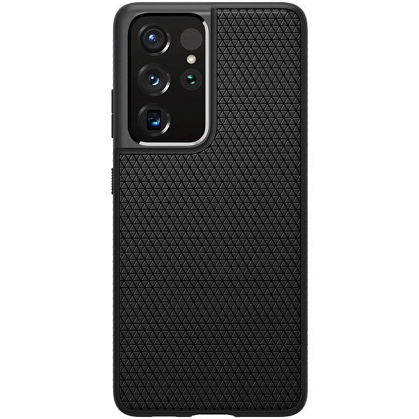 Чехол для Samsung Galaxy S21 Ultra Spigen Liquid Air Black