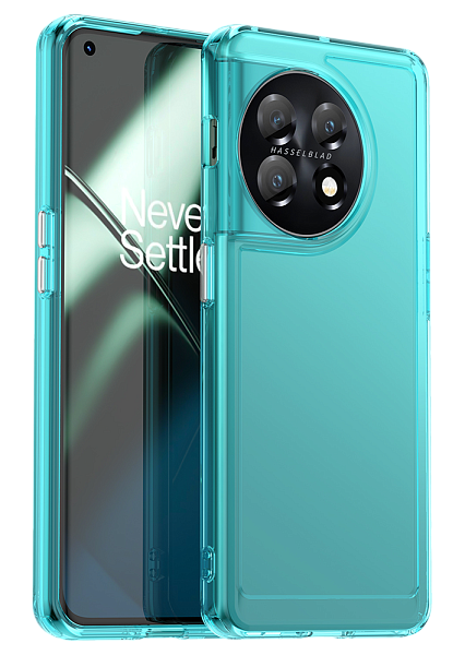 Чехол для OnePlus 11 Caseport Fusion с усиленными рамками бирюзовый