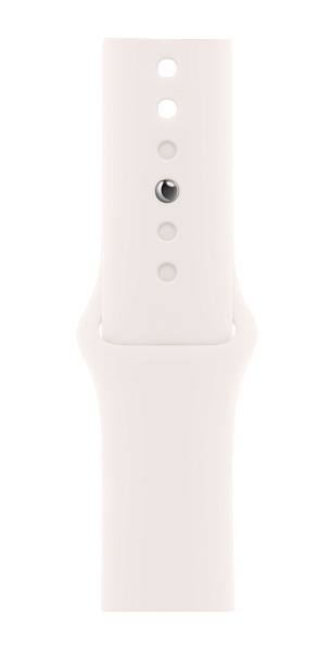 Apple Watch Series 10 GPS 42mm Aluminium Case with Rose Gold/Light Blush Sport Band S/M (MWWH3)