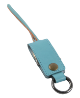 Кабель-брелок MB Mobility USB – Lightning, 25 см, голубой