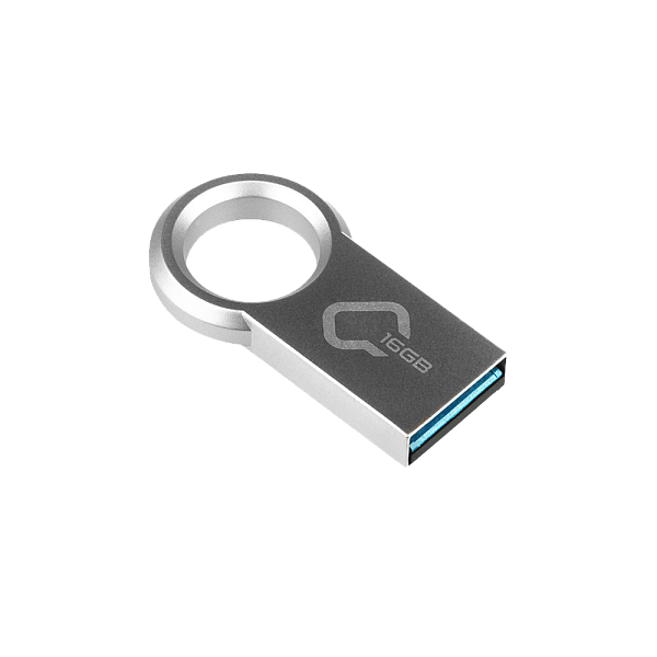 USB-накопитель Qumo Ring USB 3.0 16GB Metallic