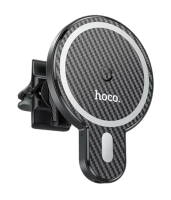 Автодержатель с беспроводной зарядкой Hoco CA85 Ultra-Fast Black