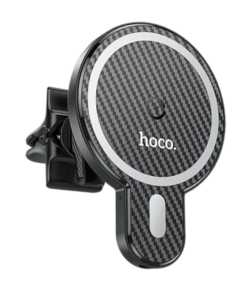Автодержатель с беспроводной зарядкой Hoco CA85 Ultra-Fast Black