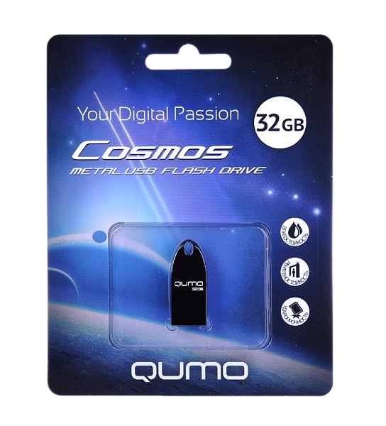 USB-накопитель QUMO Cosmos 32GB Dark