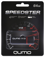 USB-накопитель Qumo Speedster USB 3.0 64GB Black USB-накопитель Qumo Speedster USB 3.0 64GB Black