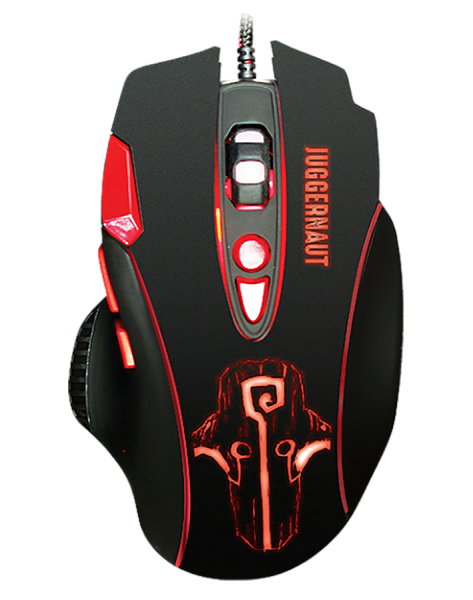 Игровая проводная оптическая мышь Qumo PRO Series Juggernaut M84, 8 кнопок, подсветка, dpi до 6400