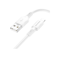 Кабель Borofone BX80 USB to Lightning, 1м, 2.4A белый