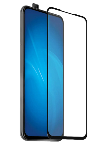 Стекло защитное для Xiaomi Redmi 9T Full Screen Red Line черное