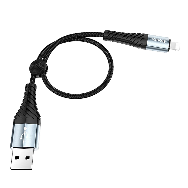 Кабель Hoco X38 Cool USB - Lightning 1m Black