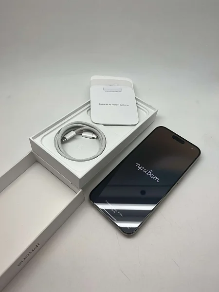 Apple iPhone 15 Pro Max 256ГБ Natural Titanium (Титан)  Sim+eSim
