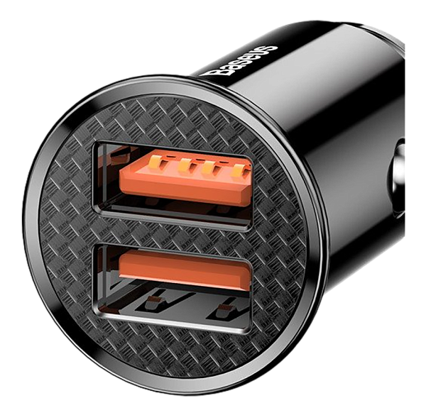 Автомобильное зарядное устройство Baseus Car Charger 30W Dual QC3.0 (CCALL-YD01) Black