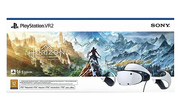 Шлем VR Sony PlayStation VR2, 120 Гц, с игрой Horizon Call of the mountain, белый (JP)