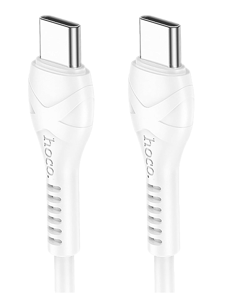 Кабель Hoco X37 Cool Power 60W TypeC - TypeC 1m White