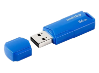 USB-накопитель 64Gb Smartbuy Clue, синий USB-накопитель 64Gb Smartbuy Clue, синий