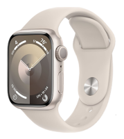 Apple Watch Series 9 GPS 45mm Aluminium Case with Starlight Sport Band M/L (MR973 )